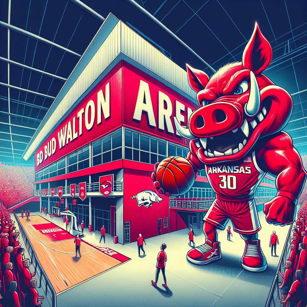 “Bud Walton Arena in Fayetteville, AR: Iconic Razorbacks Venue for Thrilling Basketball Games, Concerts, and Unforgettable Events”