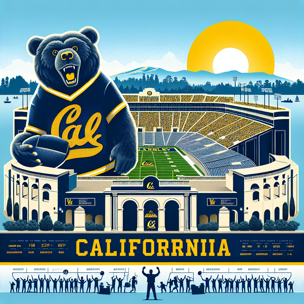 California Memorial Stadium in Berkeley, California: Iconic Architecture, Thrilling Game Day Atmosphere, and Breathtaking Views of the Bay